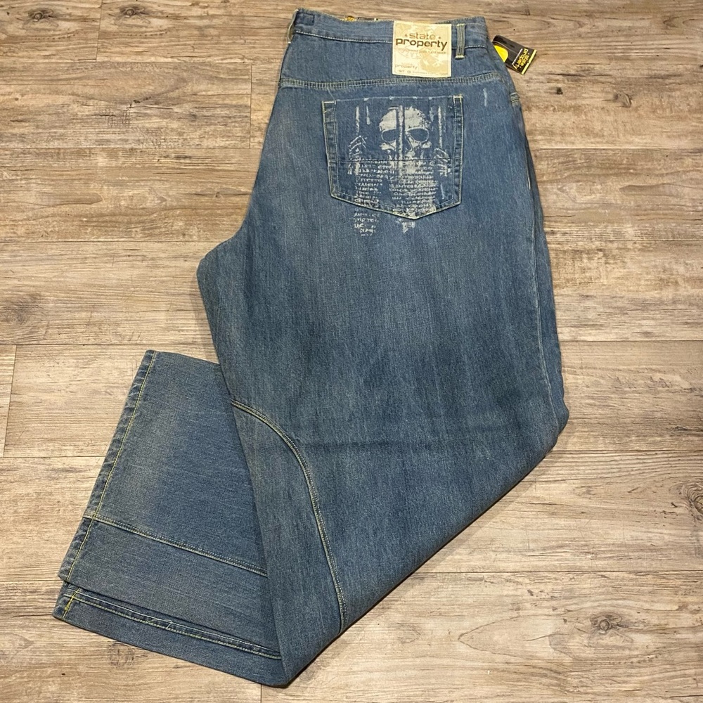 State Property Denim Jeans Mens Sz W44”